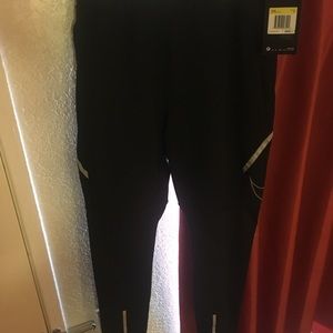 Nike men’s black running track pants